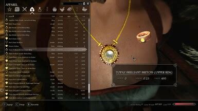 Immersive Jewelry SSE at Skyrim Special Edition Nexus .